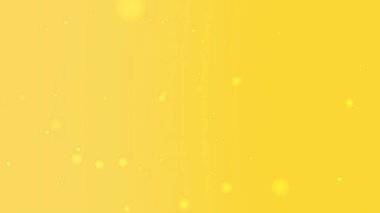 Açık sarı gradyan arka planda birçok ışık bokeh