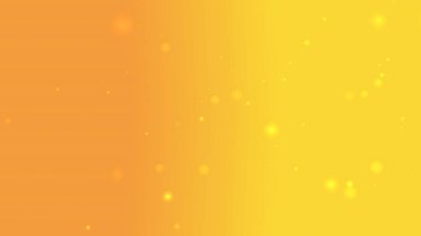 Açık Sarı Turuncu Gradyan Arkaplanı Yüzen Parlayan Parçacıklar