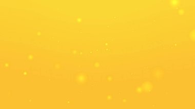 Parlayan Bokeh Yüzen Parçacıkları ile Açık Sarı Soyut Arkaplan