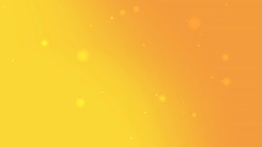 Yumuşak ışık parçacıkları ile soyut parlak sarı turuncu gradyan