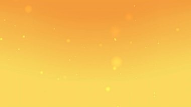 Parlayan bokeh ışık parçacığıyla soyut altın turuncu eğimli arkaplan