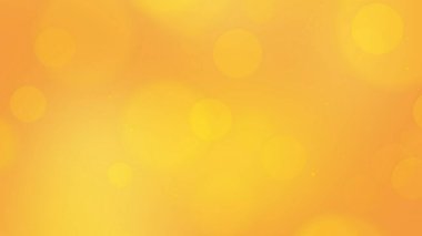 Parlak bokeh daireli soyut turuncu eğimli arkaplan
