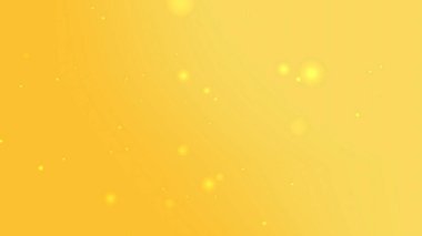 Hafif partiküller ve pürüzsüz ışık bokeh etkisi ile açık sarı soyut gradyan arkaplan