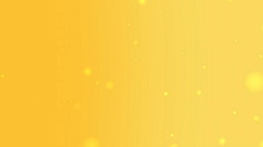 Yüzen Parlayan Bokeh Parçacıkları Eğlence Tasarımı İçin Parlak Açık Sarı Gradyan Arkaplanı