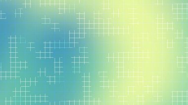 Mavi Yeşil Izgara Çizgisi Soyut Gradyan Arkaplan Tasarımı