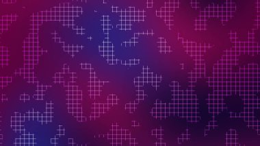 Burgundy Mavi Soyut Izgara Piksel Sanat Arkaplanı