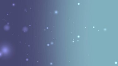 Mavi Gradyan Bokeh Işık Arkaplanı Yumuşak Parıltı ve Soyut Tasarım
