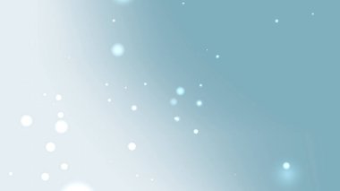 Yüzen Işık Parçacıkları ile Yumuşak Mavi Gradyan Arkaplanı