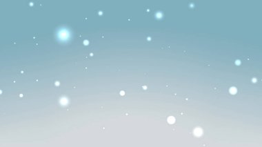 Hafif Işıltılı Gökyüzü Mavi Parçacık Arkaplanı