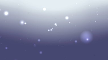 Yüzen Parlayan Parçacıklarla Açık Mor Gradyan Arkaplanı