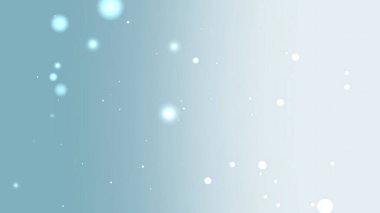 Yumuşak Mavi Parlak Işık Parçacık Arkaplan Canlandırması