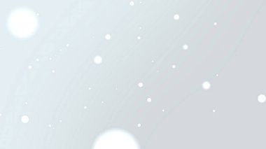 Yumuşak Beyaz Parlak Parçacık Arkaplan Canlandırması