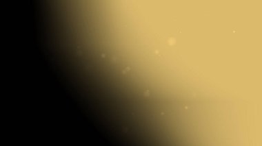 Yumuşak Parlak Parçacıkları olan Siyah Altın Gradyan Arkaplanı