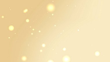 Bulanık altın noktalar etrafa saçılmış
