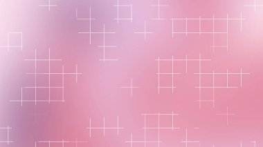 Pembe Sevgililer Günü Izgara Hattı Yumuşak Arkaplan