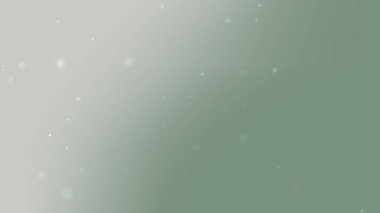 Sakin Yeşil Sis Işık Parçacığı Arkaplanı