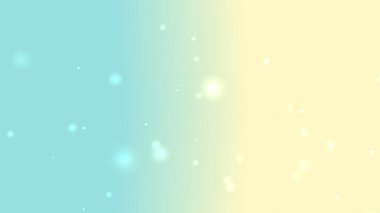 Hafif Işık Parçacıkları ile Yumuşak Aqua Sarı Parıltı Gradyan Arkaplanı