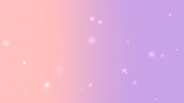 Şeftali Mor Yumuşak Gradyan Arkaplanı Sihirli Yüzen Parıltılarla