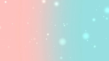 Şeftali Aqua Pastel Parıltı Gradyan Yumuşak Parlak Bokeh Arkaplanı