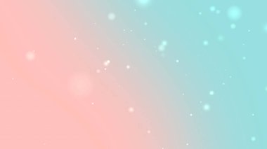 Şeftali Aqua Pastel Işıltılı Arkaplan Yumuşak Bokeh Işıklı