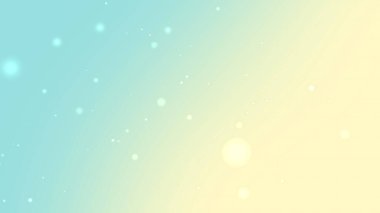 Aqua Yellow Pastel Işıltılı Arkaplan Rüya Işıklı