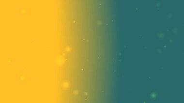 Altın Teal Gradyan Parlak Arkaplan Yumuşak Bokeh Işık Parçacıkları ile