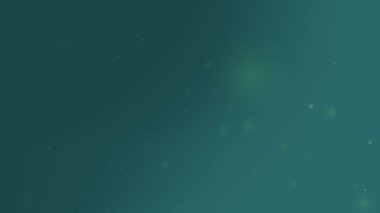 Süzülen Işık Parçacıkları ile Teal Yumuşak Parlak Arkaplanı