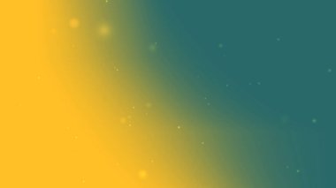 Yüzen parçacıklarla sarı gök mavisi diyagonal parlaklık arkaplanı