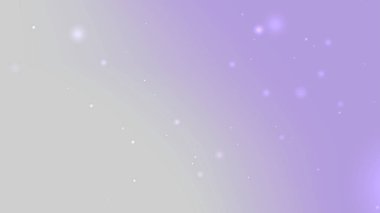 Yüzen Parıltılarla Yumuşak Mor Gri Gradyan Arkaplanı