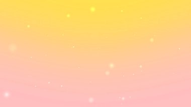 Yumuşak Yüzen Parıltılı Pastel Sarı Pembe Gradyan Arkaplanı