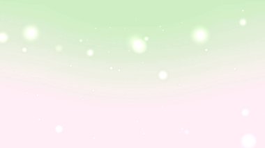 Pastel Yeşil Pembe Yumuşak Parlak Parçacık Arkaplanı