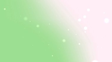 Yumuşak Pastel Yeşil ve Pembe Parıltı Gradyan Arkaplan Canlandırması
