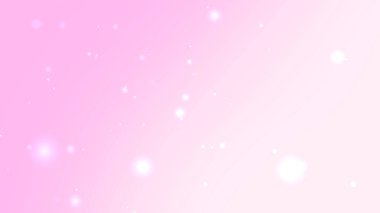 Pastel Işık Parçacıkları ile Yumuşak Pembe Parlak Arkaplan