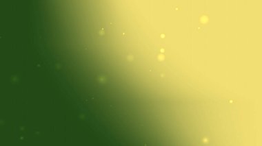 Altın Yeşil Parıltı Parçacığı Soyut Arkaplan