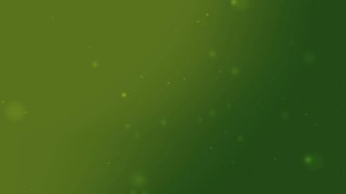 Yumuşak Yeşil Parçacık Soyut Hareket Arkaplanı