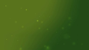 Yüzen Altın Parıltı Parçacıkları ile Koyu Yeşil Parlak Arkaplan