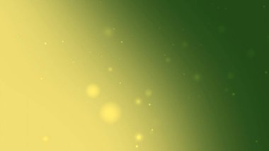 Yüzen Yumuşak Işık Parçacıkları ile Çapraz Altın Yeşil Gradyan