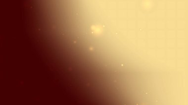 Yumuşak Işık Parçacıkları ile Altın Kırmızı Parlak Gradyan Arkaplanı