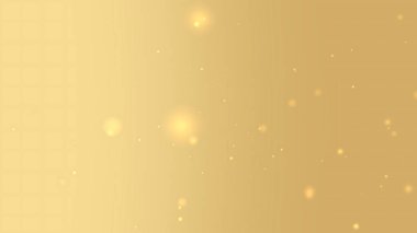 Yüzen Parıltı ve Ilık Parçacıklarla Yumuşak Altın Parlak Arkaplan