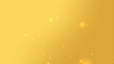 Işık Parçacıkları ile Altın Yumuşak Parıltı Arkaplanı