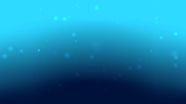 Yumuşak Yüzen Parçacıklarla Mavi Gradyan Parlak Arkaplan