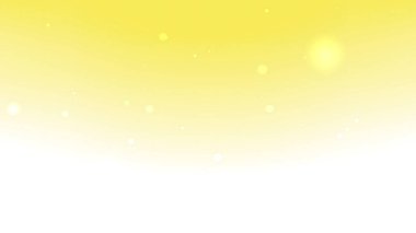 Yumuşak Yüzen Işık Parçacıkları ile Sarı Gradyan Arkaplanı