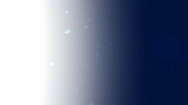 Yumuşak Yüzen Parçacıklarla Beyaz 'dan Derin Mavi Gradyan Arkaplanı