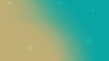 Aqua Gold Gradient Sparkle Background with Soft Particle Light