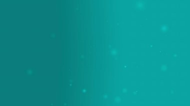 Derin Teal Parıldayan Parçacık Arkaplanı Yumuşak Yüzen Işıklarla