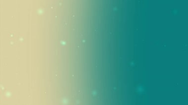 Teal Gold Gradient Sparkle Background with Soft Floating Light Particles
