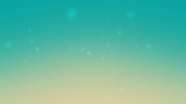 Teal Pastel Parıltı Parçacık Arkaplanı