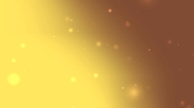 Soft Golden Bokeh Glow Particle Background