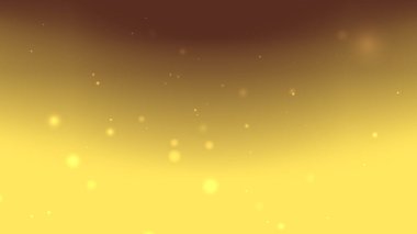 Ilık Işık Parçacıklarıyla Altın Kutlama Arkaplanı