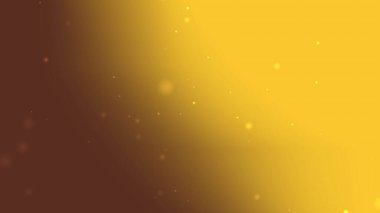 Yüzen Işık Parçacıkları ile Parlak Altın ve Kahverengi Parlak Arkaplan